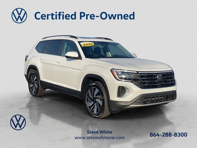 Certified 2026 Volkswagen Atlas SE w/ Panoramic Sunroof Package FWD video 1