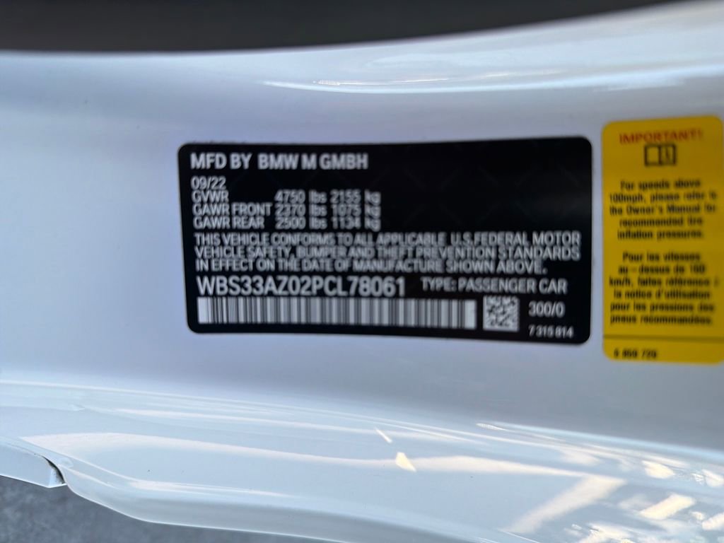 Used 2023 BMW M4 Competition w/ Executive Package image 32