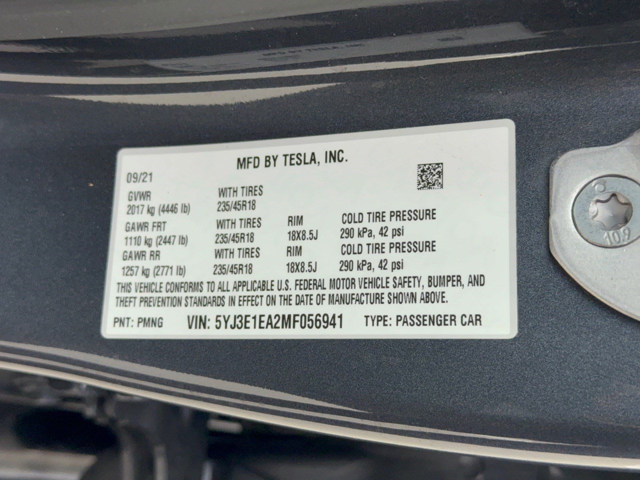 Used 2021 Tesla Model 3 Standard Range Plus RWD image 32