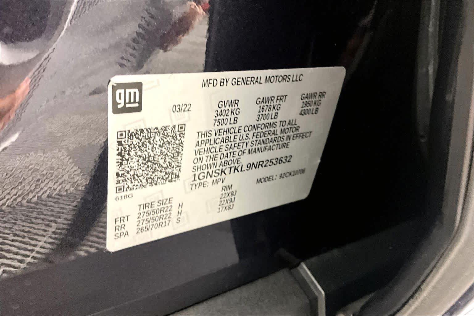 Used 2022 Chevrolet Tahoe High Country AWD/4WD image 66