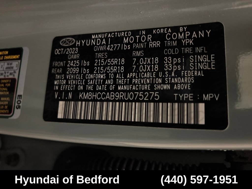 Used 2024 Hyundai Kona SEL w/ Convenience Package AWD/4WD image 13