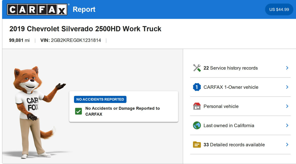 Used 2019 Chevrolet Silverado 2500 W/T w/ WT Convenience Package image 5