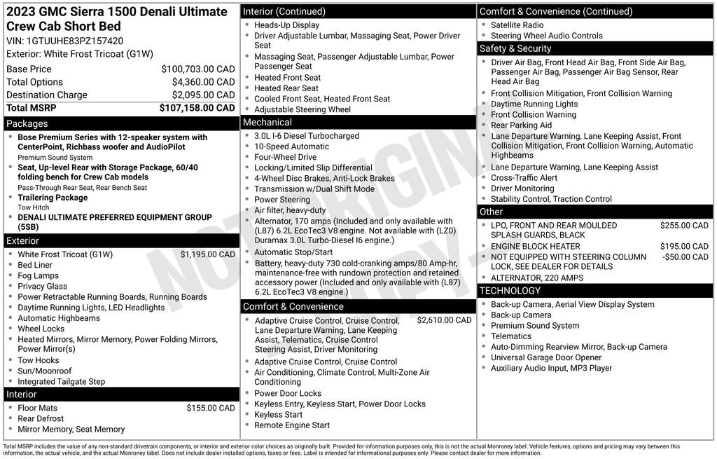Used 2023 GMC Sierra 1500 Denali Ultimate image 39
