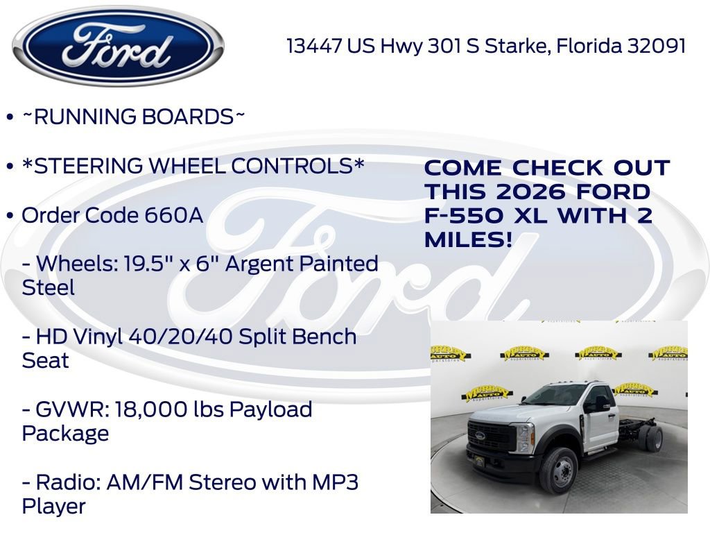 New 2026 Ford F550 4x4 Regular Cab Super Duty image 10