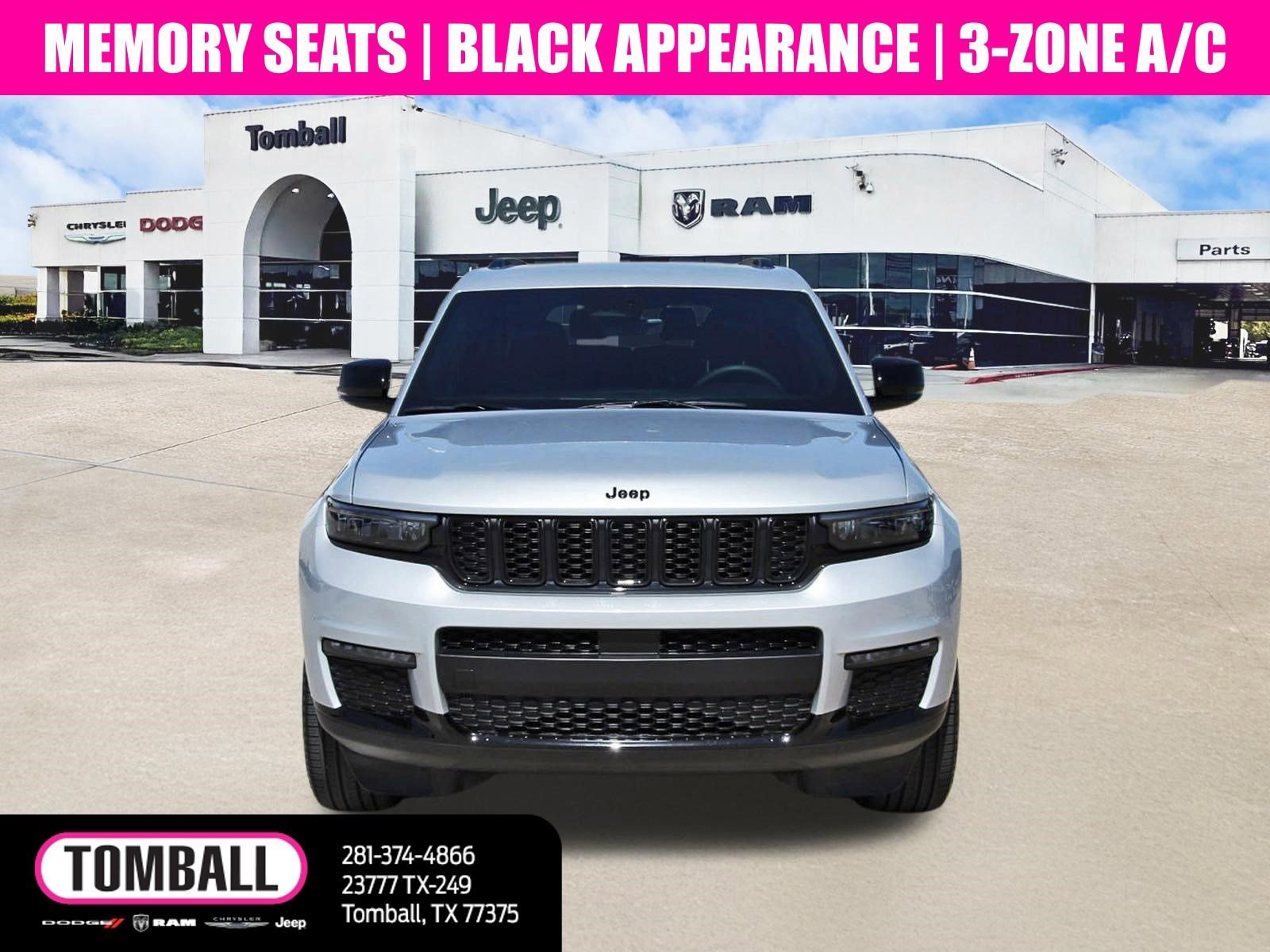 Used 2025 Jeep Grand Cherokee L Limited w/ Black Appearance Package image 2
