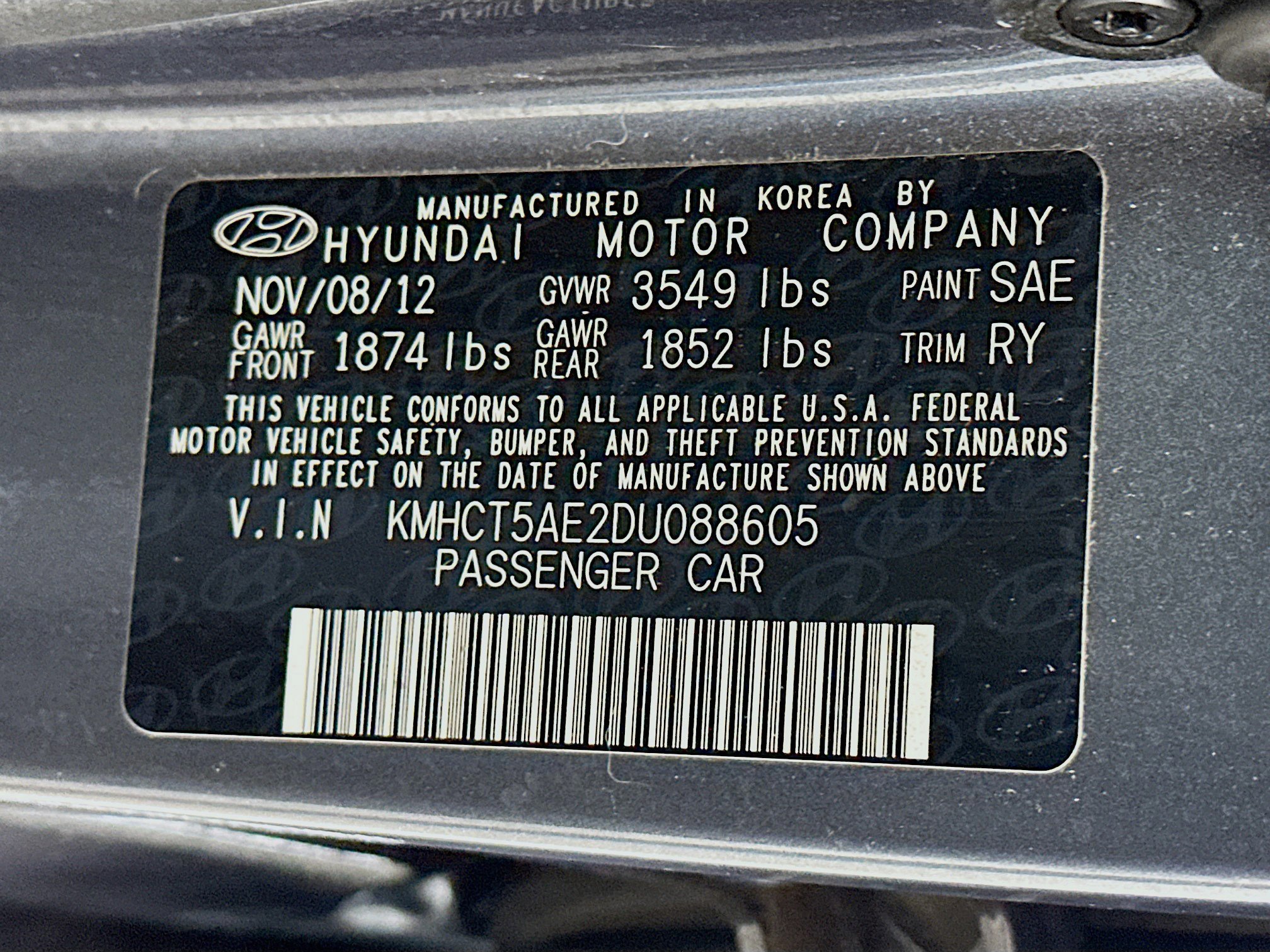 Used 2013 Hyundai Accent GS image 12