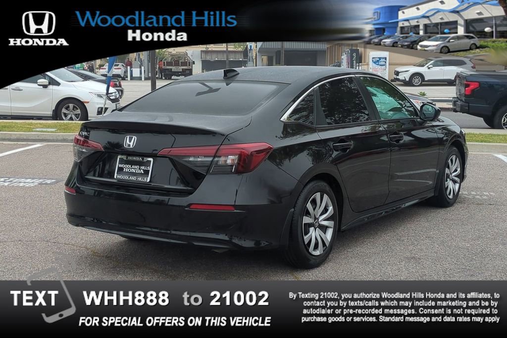 Certified 2025 Honda Civic LX image 5