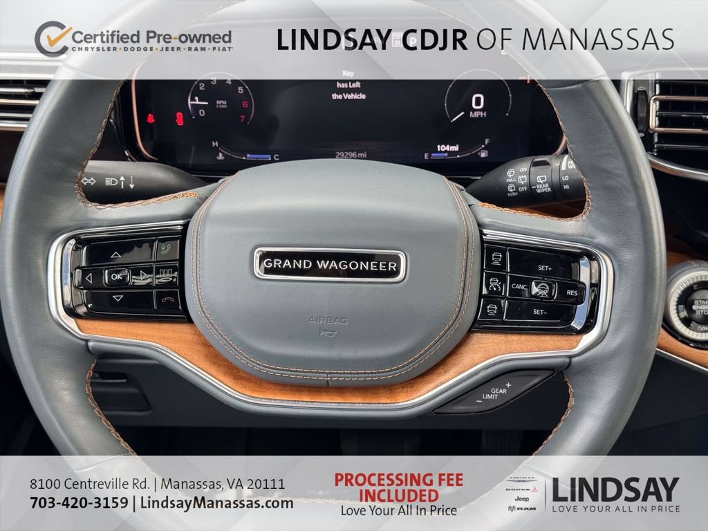Used 2024 Jeep Grand Wagoneer Series III w/ Rear Seat Video Group 1 AWD/4WD image 27