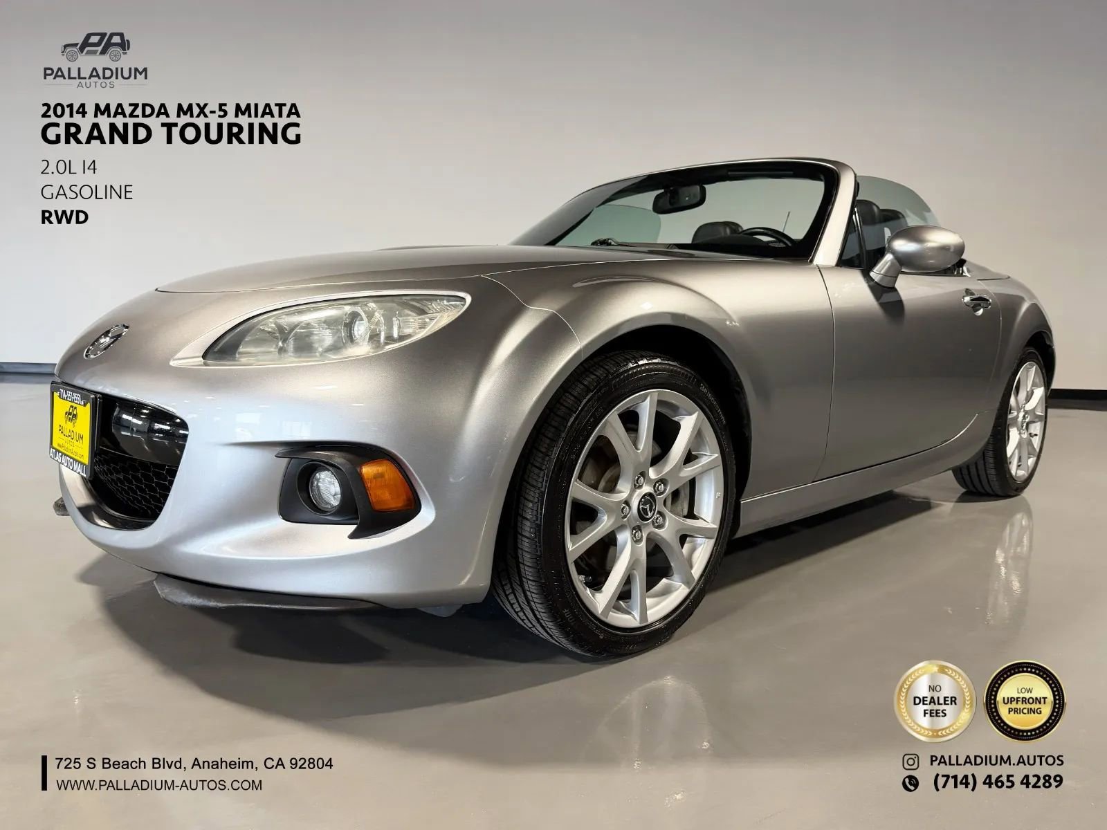 Used 2014 MAZDA MX-5 Miata Grand Touring w/ Premium Package RWD image 1