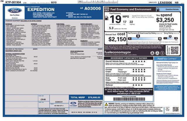 Used 2020 Ford Expedition King Ranch AWD/4WD image 47