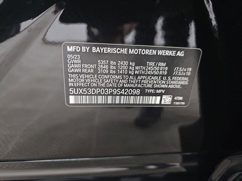 Certified 2023 BMW X3 xDrive30i w/ M Sport Package AWD/4WD image 34