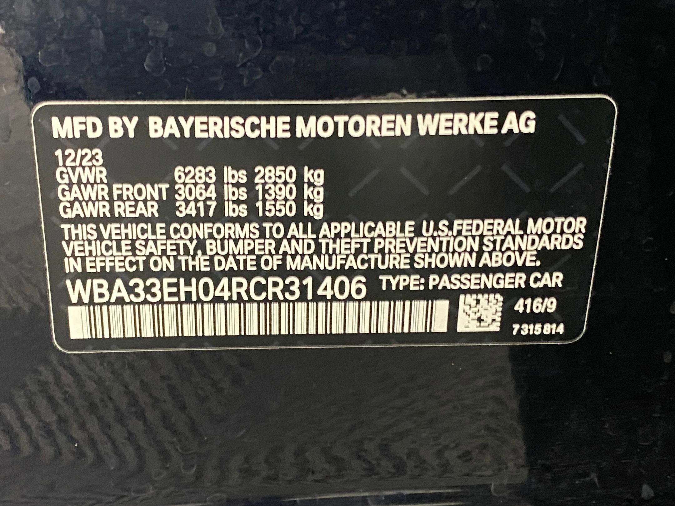 Certified 2024 BMW 740i xDrive 740i xDrive image 20