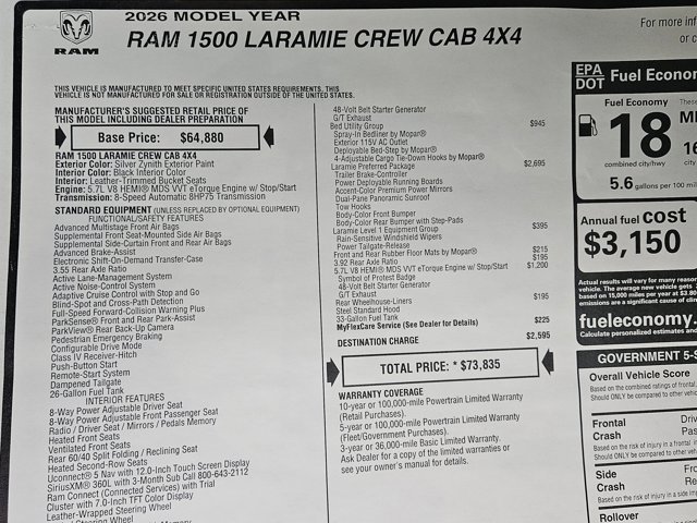New 2026 RAM 1500 Laramie image 18