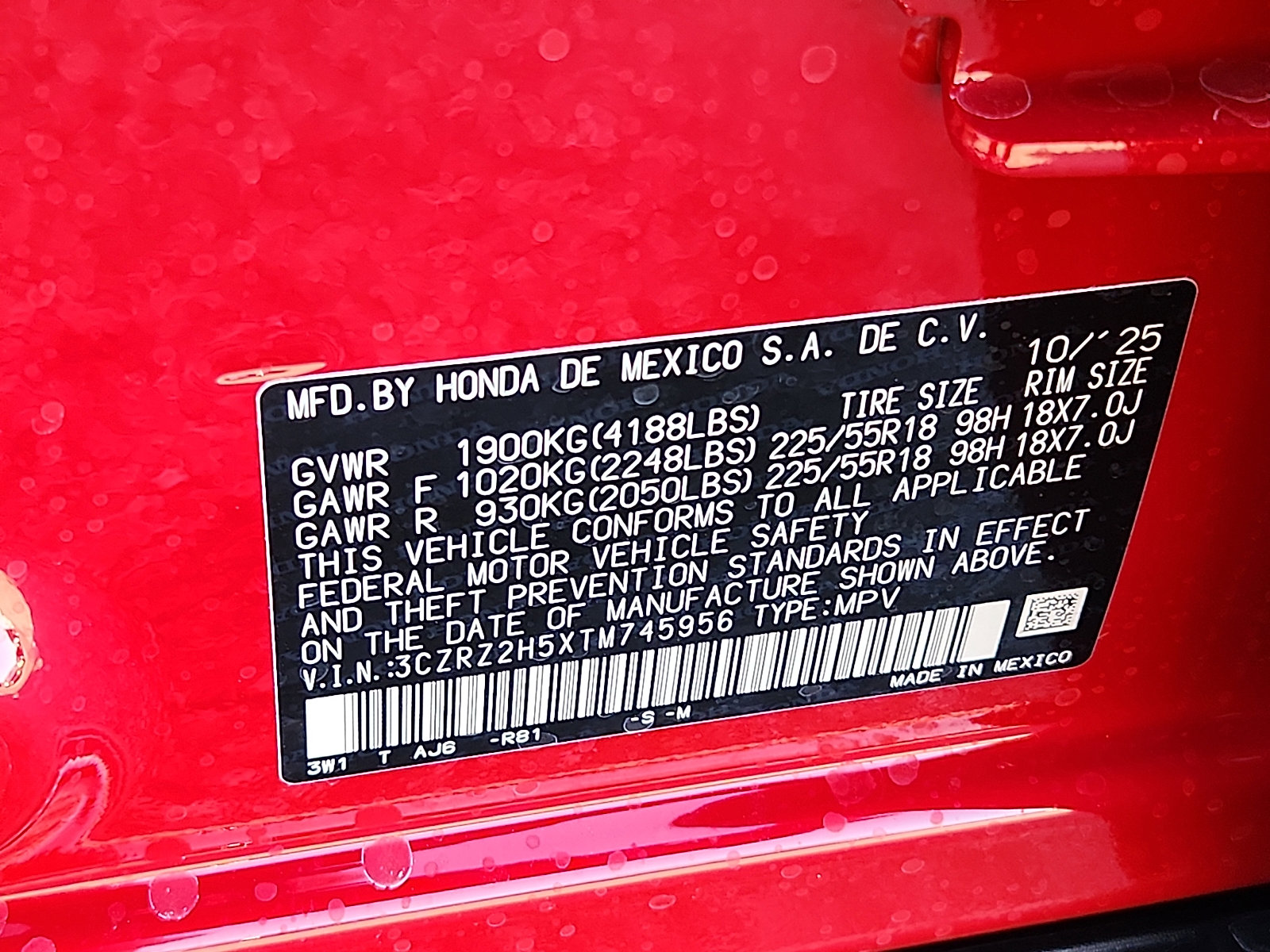 New 2026 Honda HR-V Sport image 15