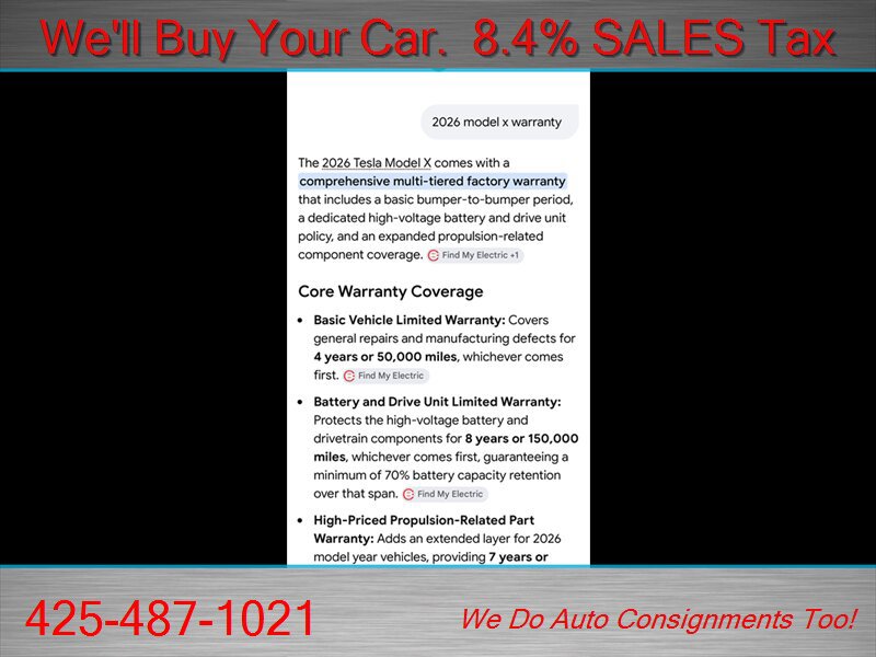 Used 2026 Tesla Model X AWD/4WD image 37