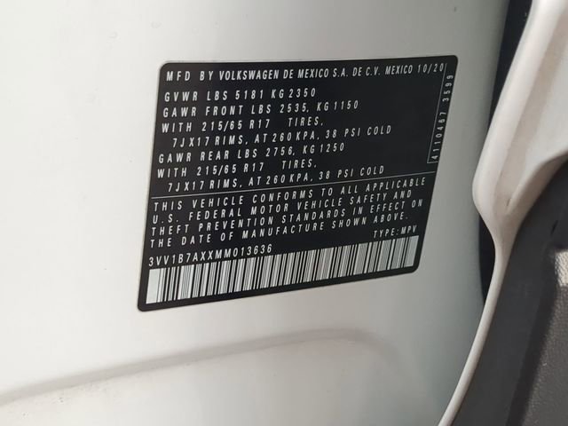 Certified 2021 Volkswagen Tiguan S image 31