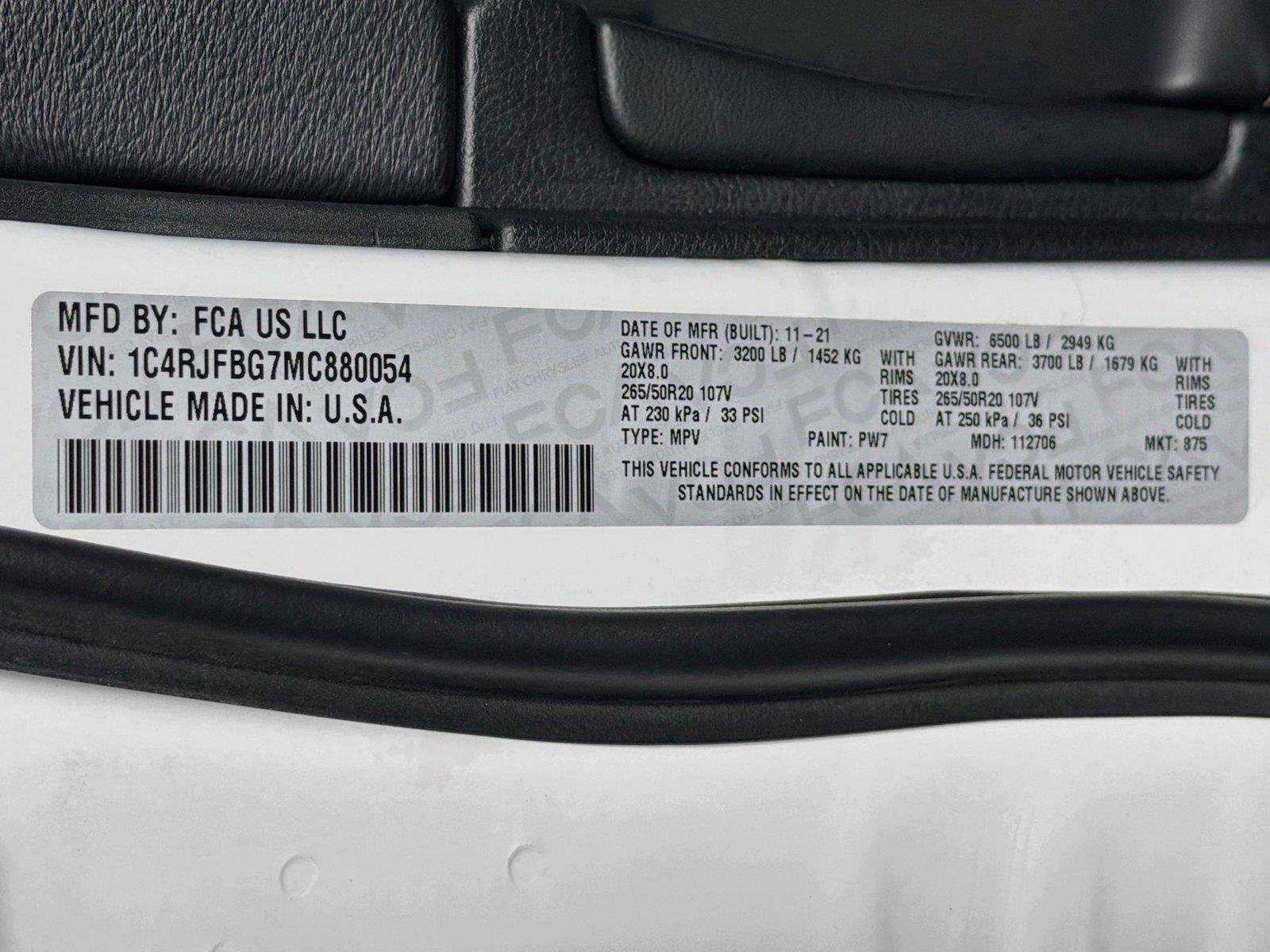 Used 2021 Jeep Grand Cherokee Limited w/ Quick Order Package 28K 80th AWD/4WD image 39