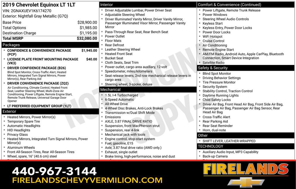 Used 2019 Chevrolet Equinox LT AWD/4WD image 2