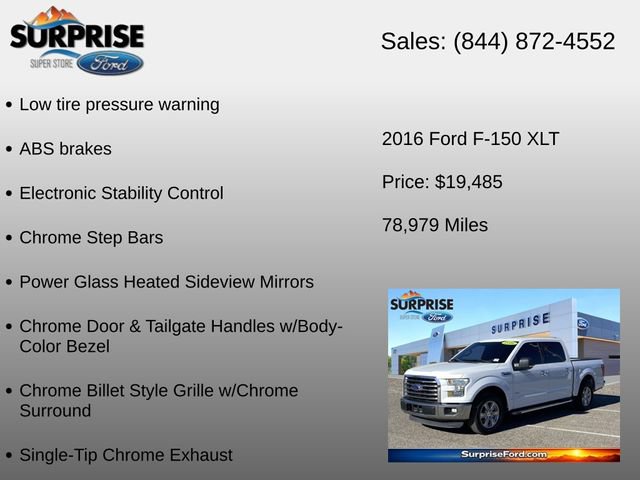 Used 2016 Ford F150 XLT w/ Equipment Group 301A Mid RWD image 30
