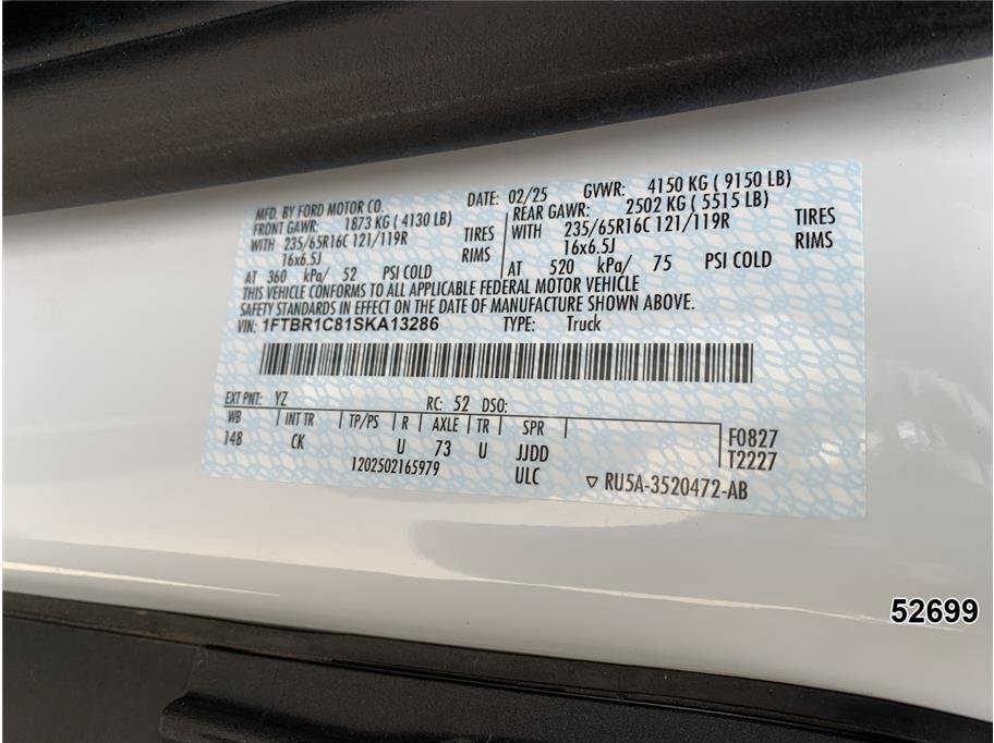 Used 2025 Ford Transit 250 148 Medium Roof w/ Load Area Protection Package RWD image 18