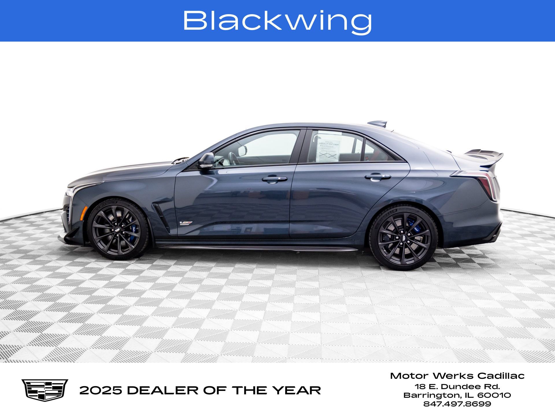 Certified 2025 Cadillac CT4 V Blackwing w/ Carbon Fiber 1 Package video 2