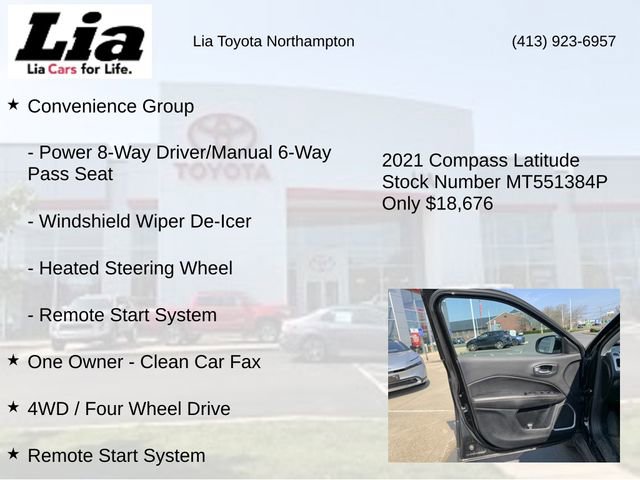 Used 2021 Jeep Compass Latitude w/ Convenience Group image 14