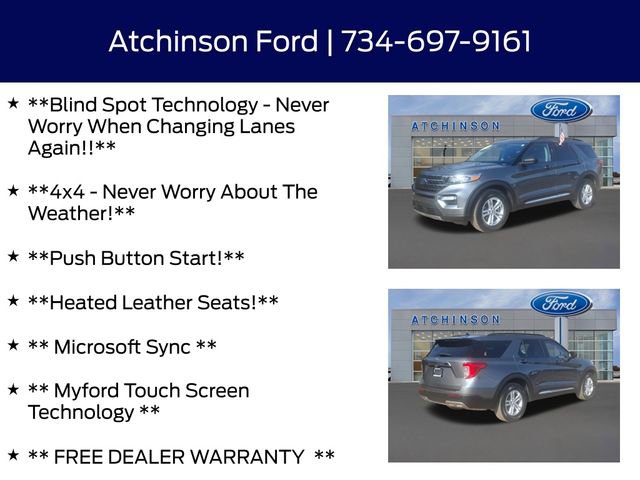 Certified 2023 Ford Explorer XLT w/ Equipment Group 202A image 8