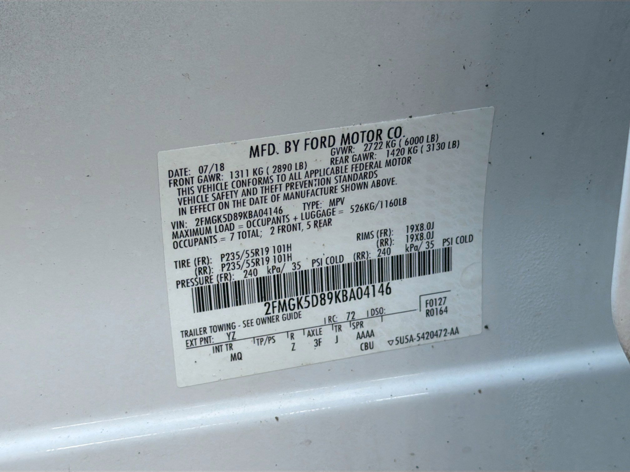 Used 2019 Ford Flex Limited image 42