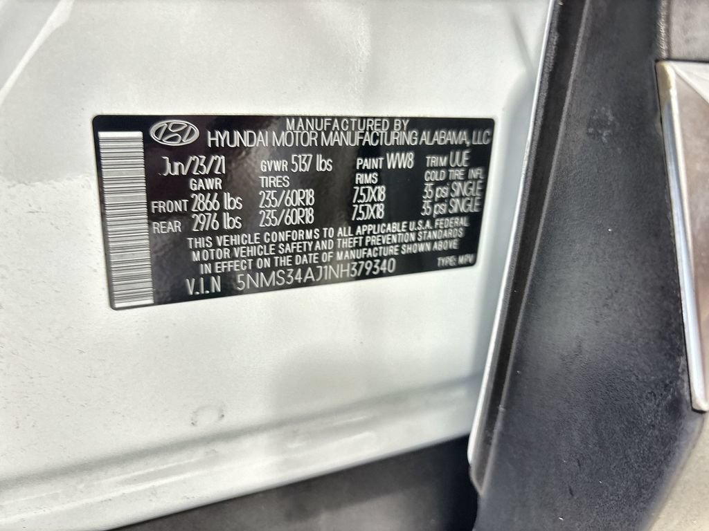 Used 2022 Hyundai Santa Fe SEL w/ Convenience + Premium Package FWD image 27