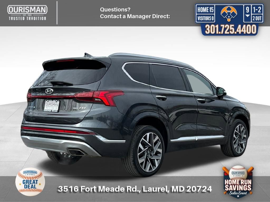 Certified 2021 Hyundai Santa Fe Calligraphy w/ Cargo Package AWD/4WD image 4