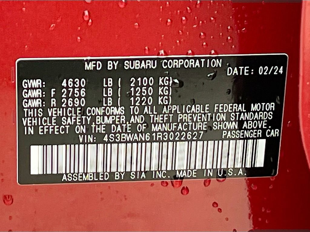 Used 2024 Subaru Legacy Limited image 34