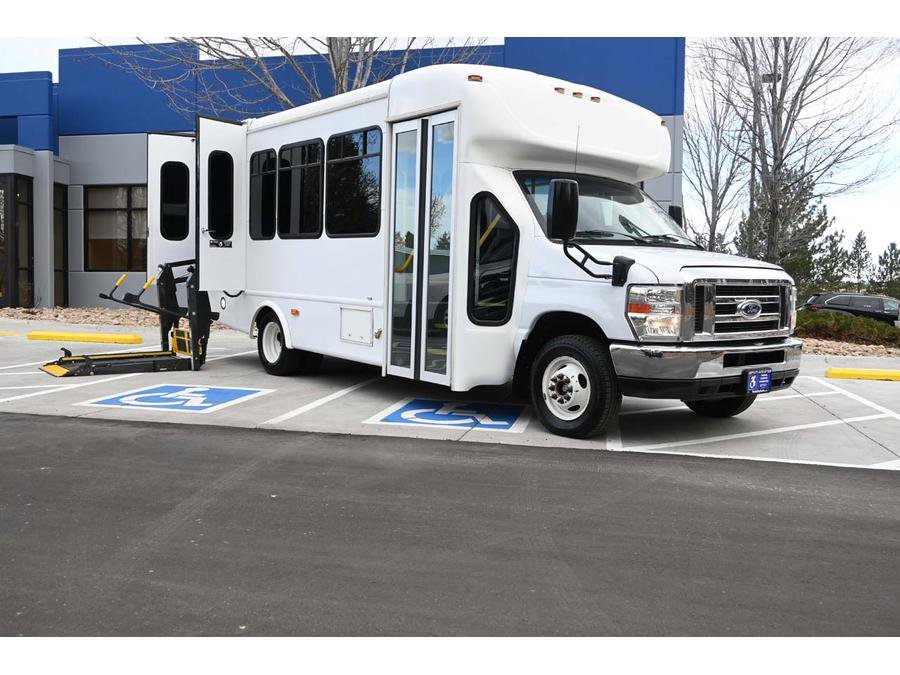 Used 2016 Ford E-350 and Econoline 350 Super Duty w/ Shuttle Bus Prep Package RWD image 2
