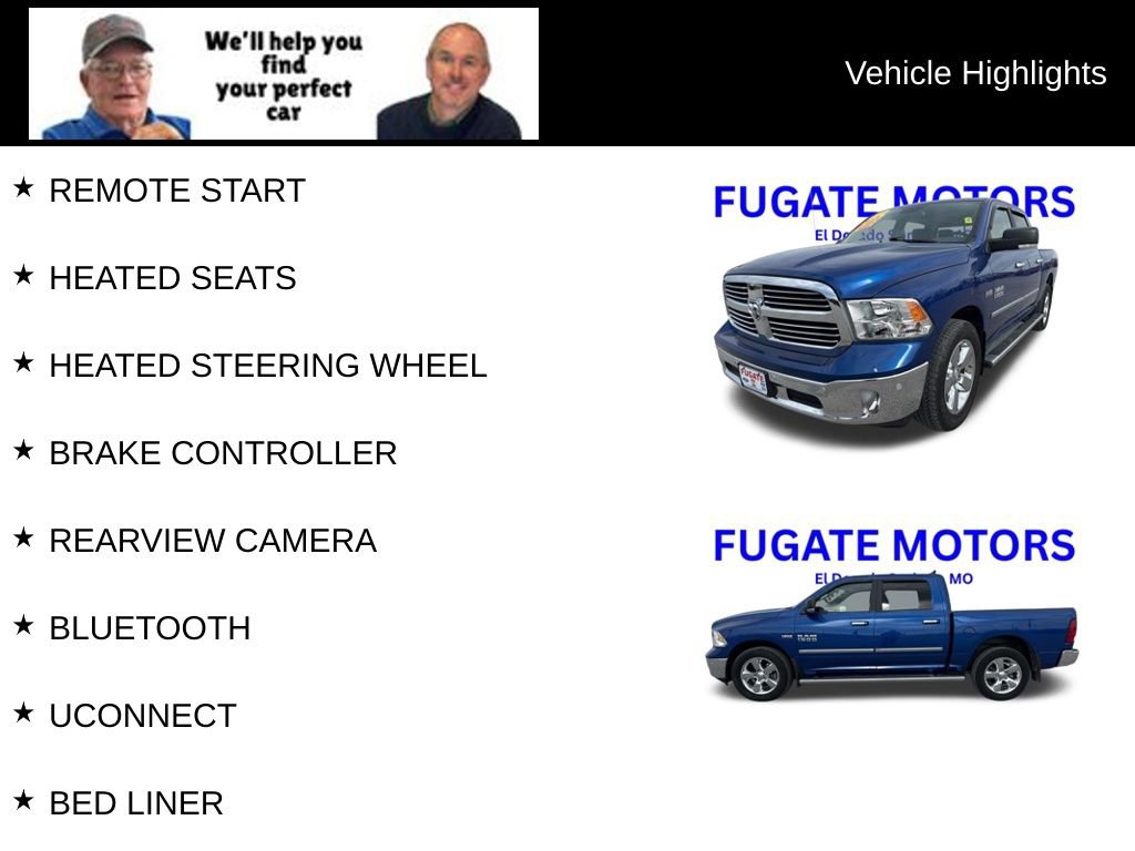 Used 2018 RAM 1500 Big Horn image 9