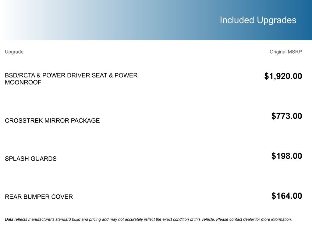 Certified 2025 Subaru Crosstrek 2.5i Sport w/ Crosstrek Mirror Package AWD/4WD image 6