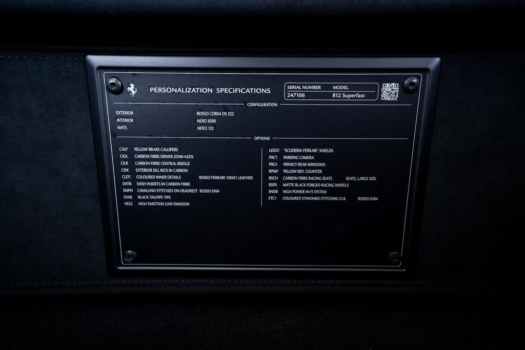 Used 2020 Ferrari 812 Superfast RWD image 96
