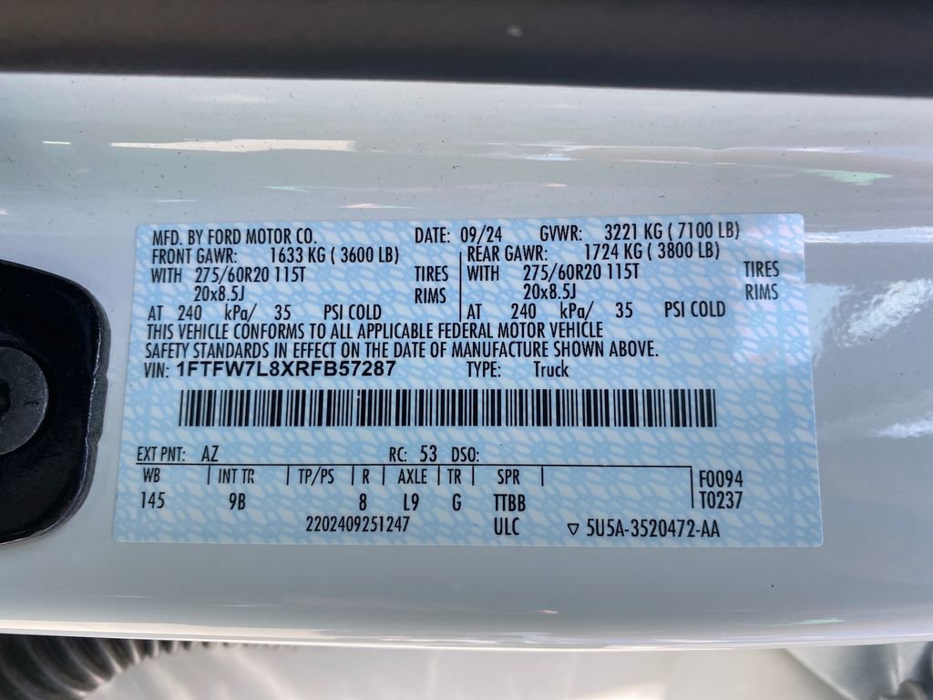 Used 2024 Ford F150 Platinum w/ Equipment Group 702A High image 27