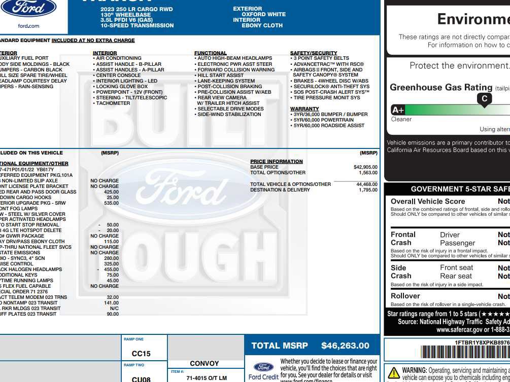 Used 2023 Ford Transit 250 Low Roof w/ Exterior Upgrade Package image 2