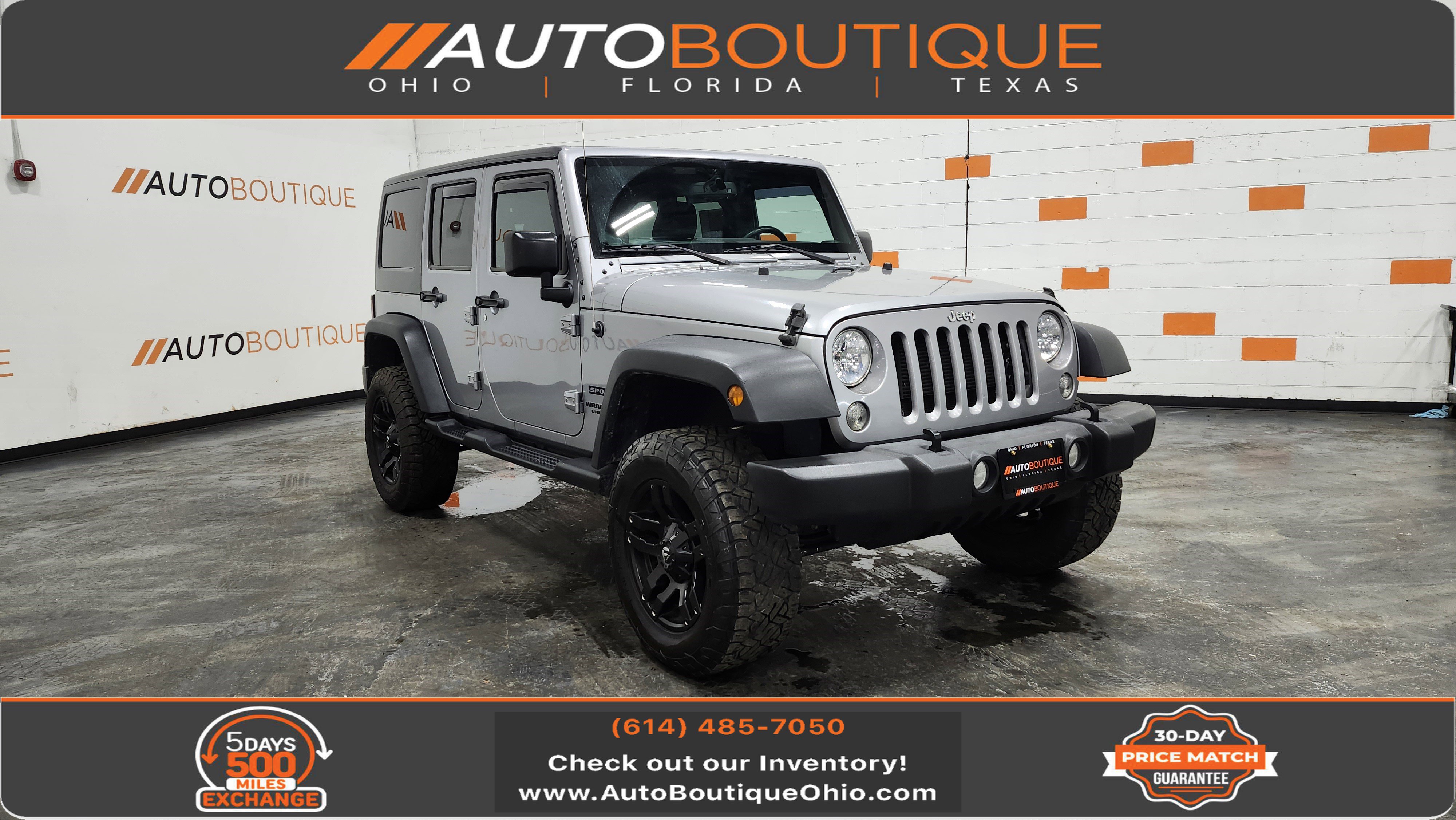 Used 2017 Jeep Wrangler Unlimited Sport w/ Quick Order Package 24S image 1