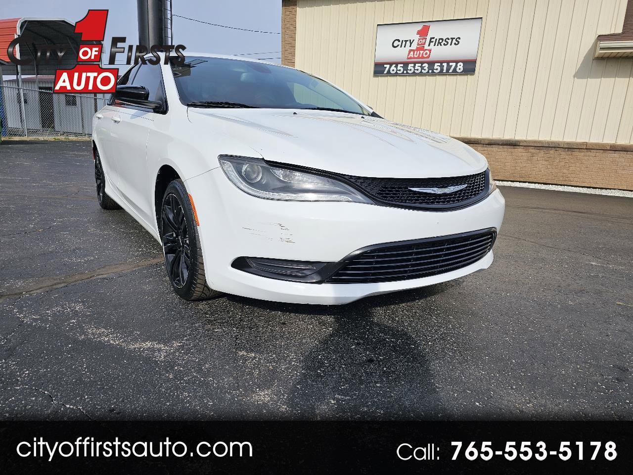 Used 2017 Chrysler 200 LX w/ Dark Appearance Package FWD image 1