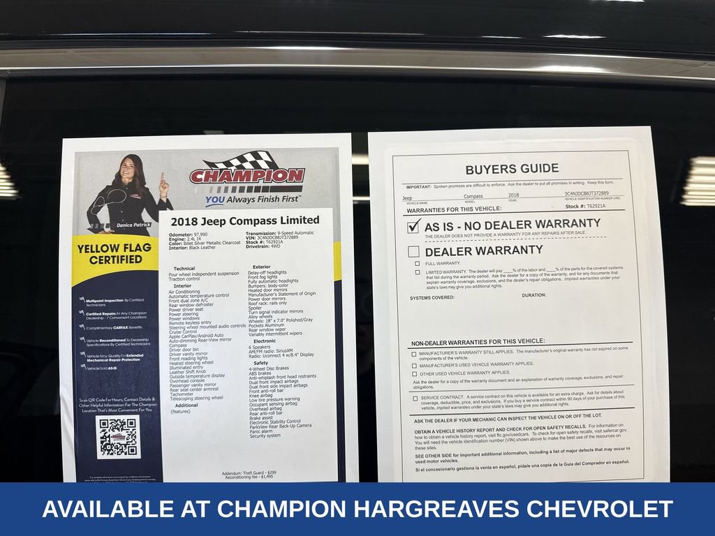 Used 2018 Jeep Compass Limited AWD/4WD image 44