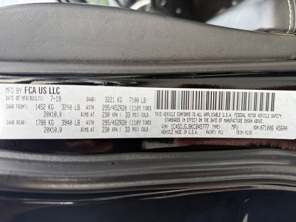 Used 2019 Dodge Durango SRT w/ Premium Interior Group image 39