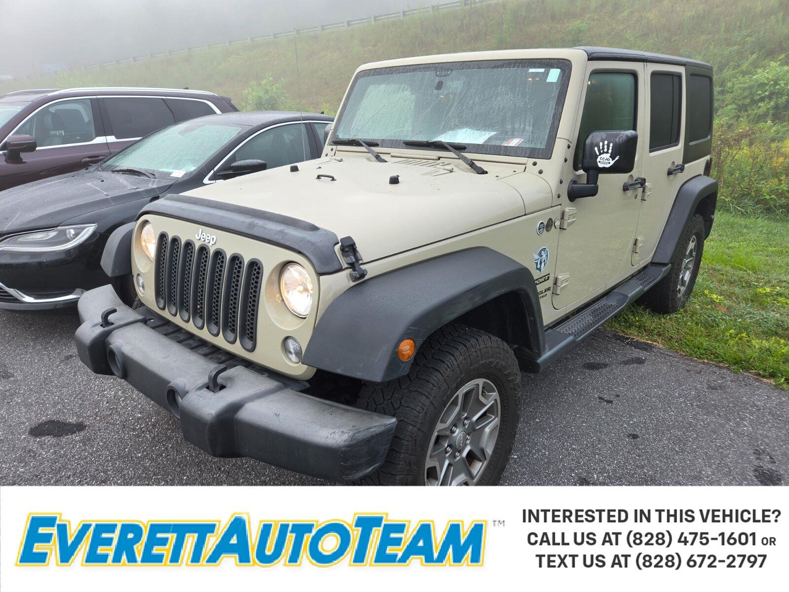 Used 2017 Jeep Wrangler Unlimited Sport w/ Quick Order Package 24S AWD/4WD image 1