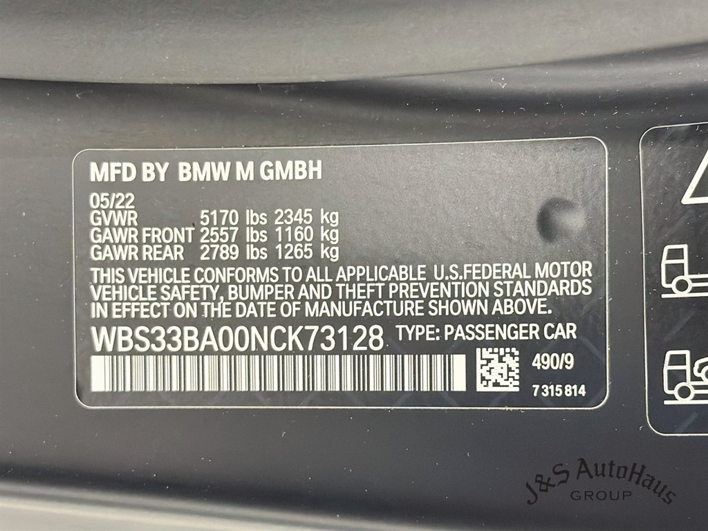 Used 2022 BMW M4 xDrive Competition w/ Executive Package AWD/4WD image 40