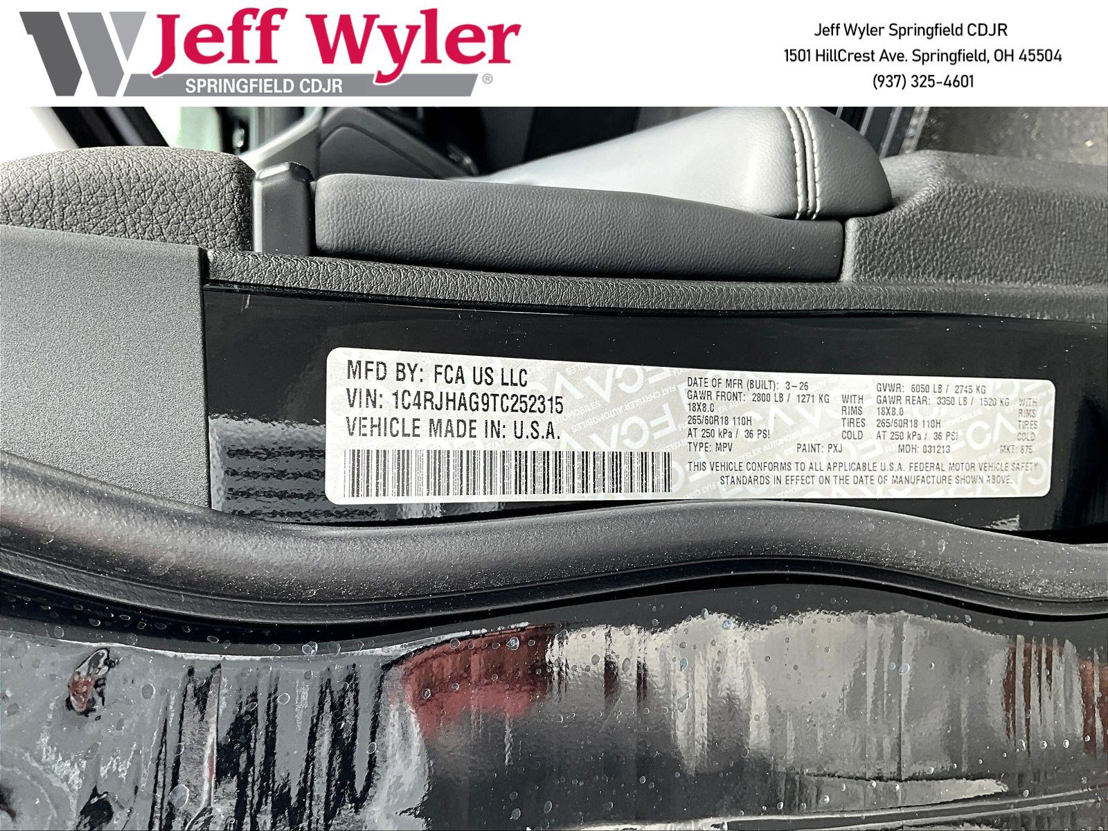 New 2026 Jeep Grand Cherokee Laredo X AWD/4WD image 23