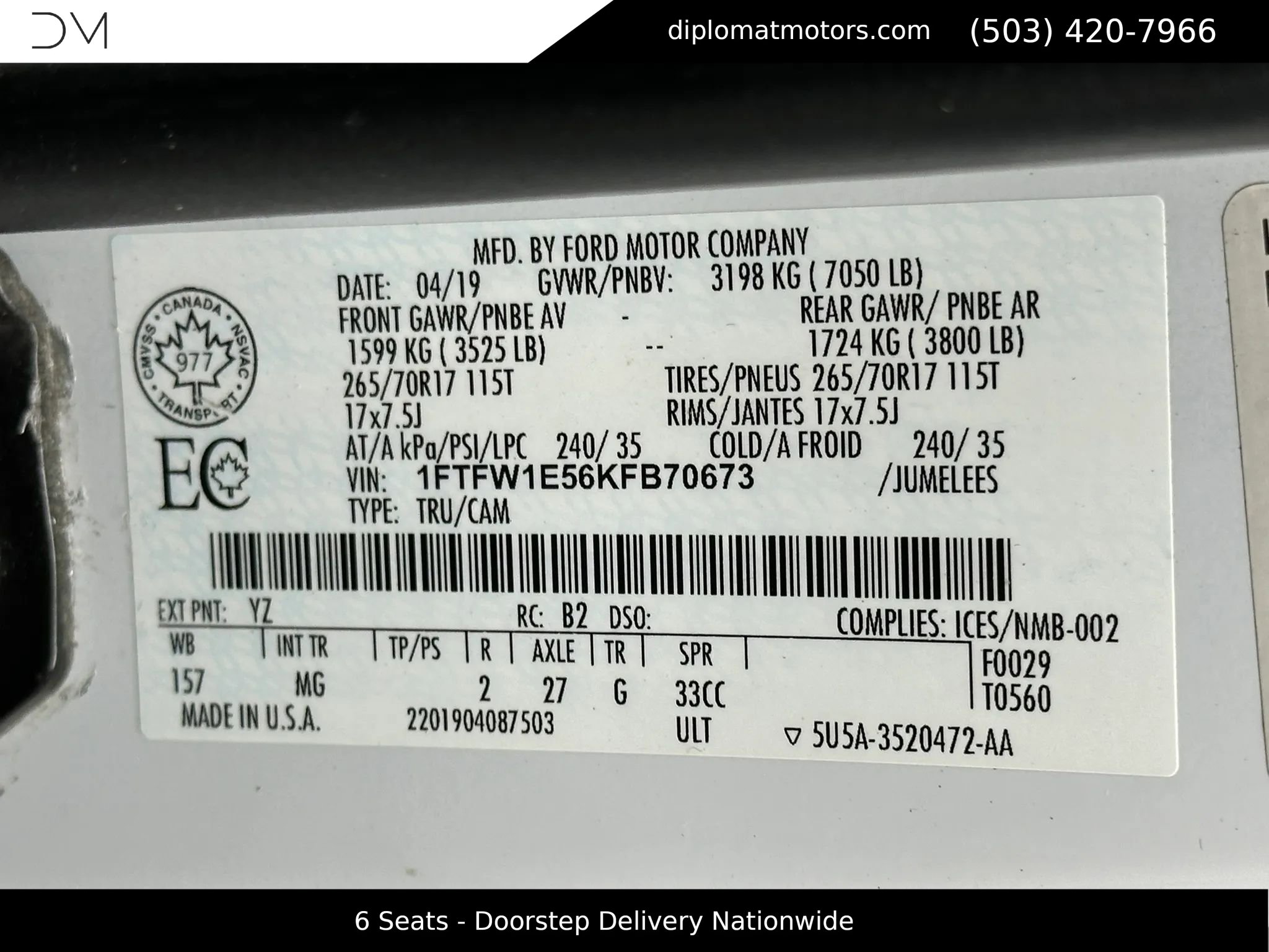 Used 2019 Ford F150 XLT w/ Trailer Tow Package image 51