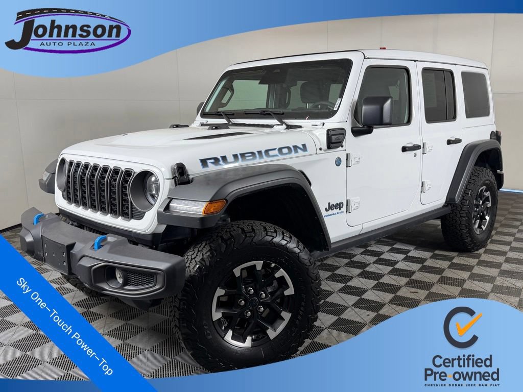 Certified 2025 Jeep Wrangler Unlimited Rubicon 4xe w/ Convenience Group AWD/4WD image 1