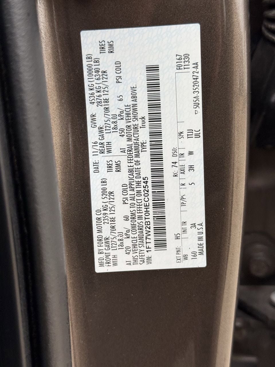 Certified 2017 Ford F250 XLT w/ XLT Premium Package AWD/4WD image 28