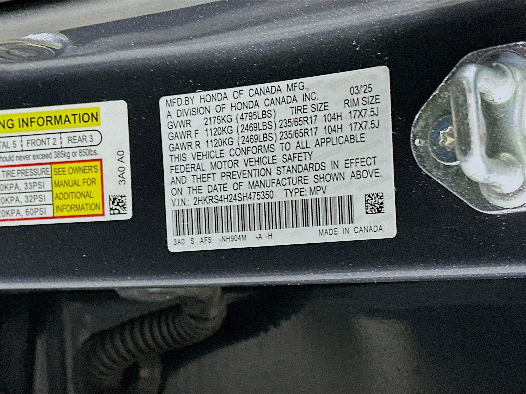 Used 2025 Honda CR-V LX image 12