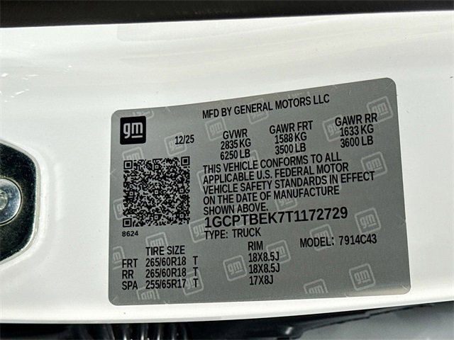 New 2026 Chevrolet Colorado W/T w/ WT Custom Package image 34