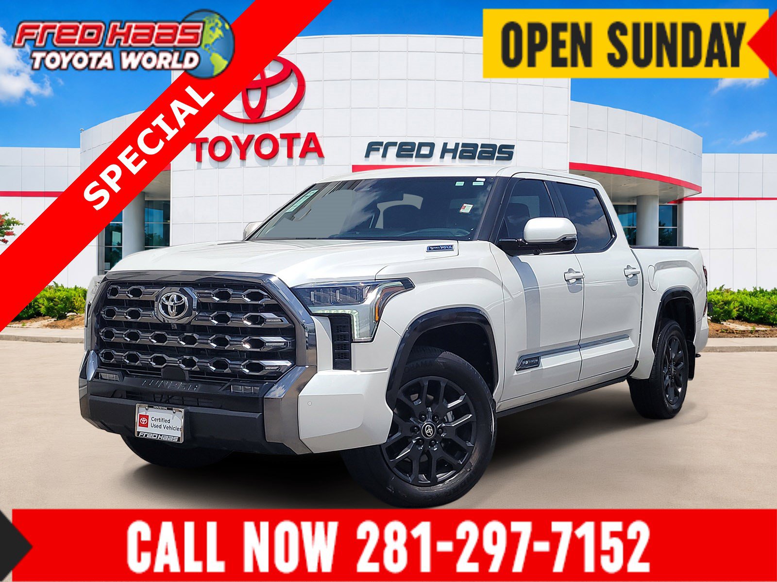 Certified 2025 Toyota Tundra Platinum AWD/4WD image 1